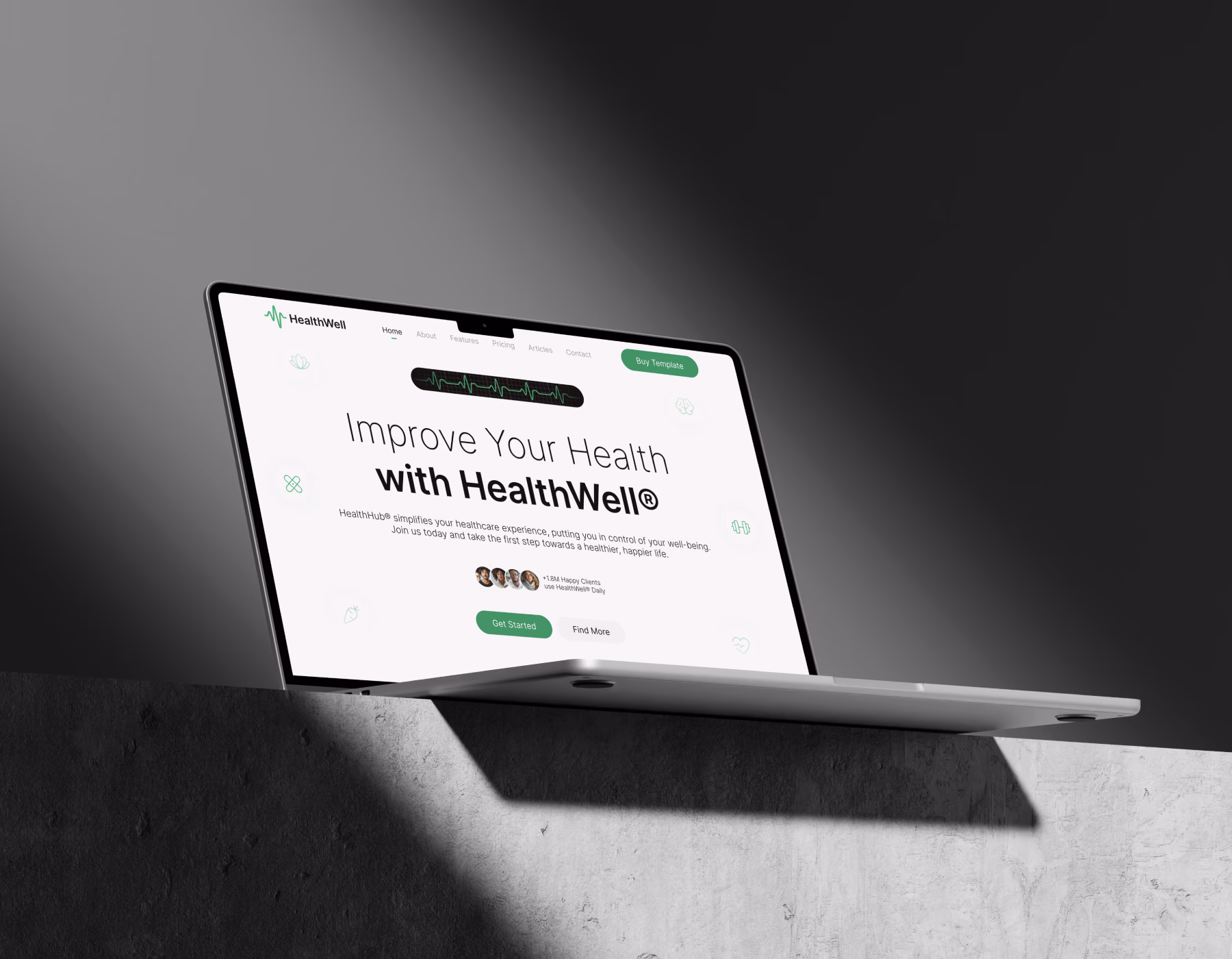 HealthWell Display