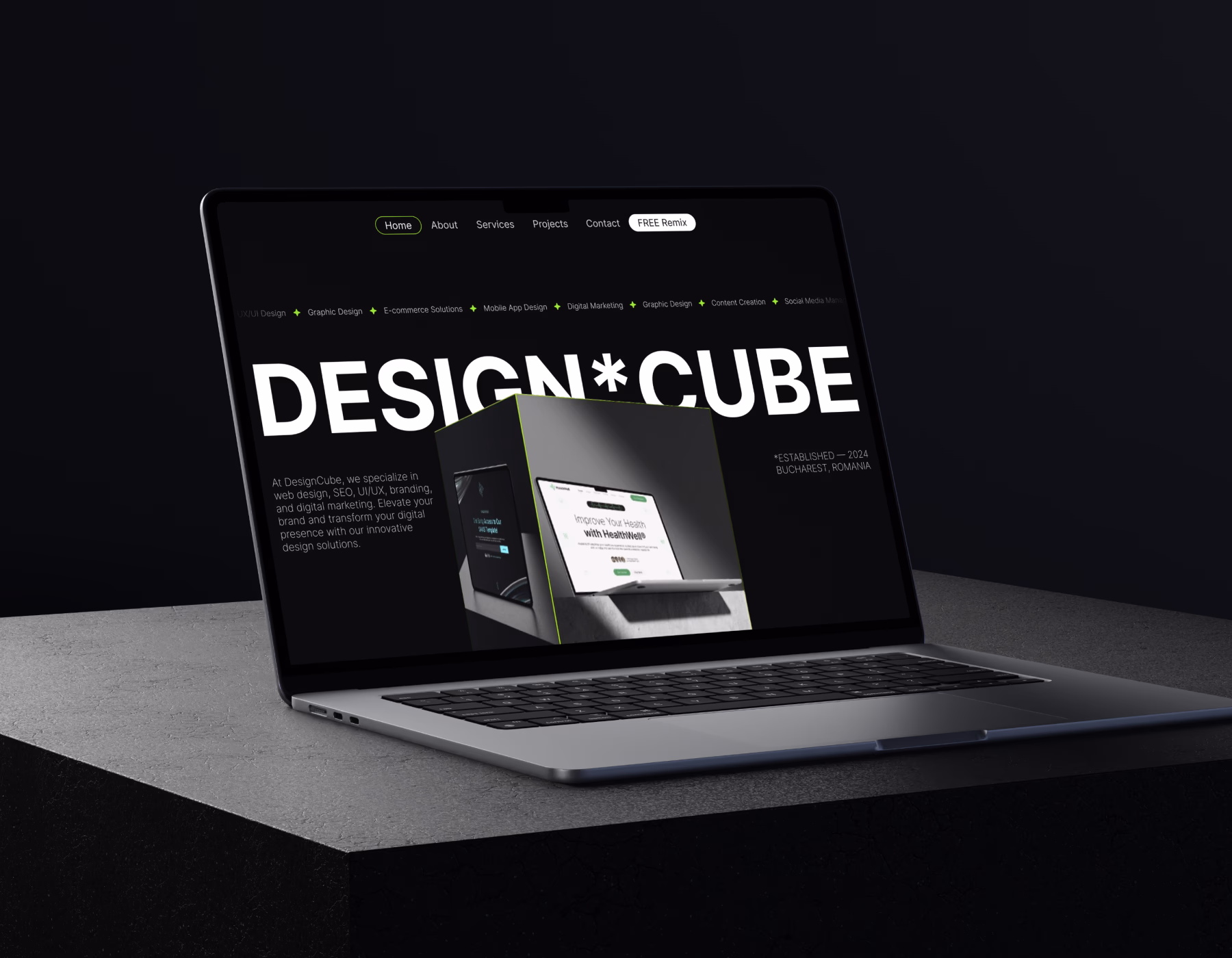 DesignCube Screen