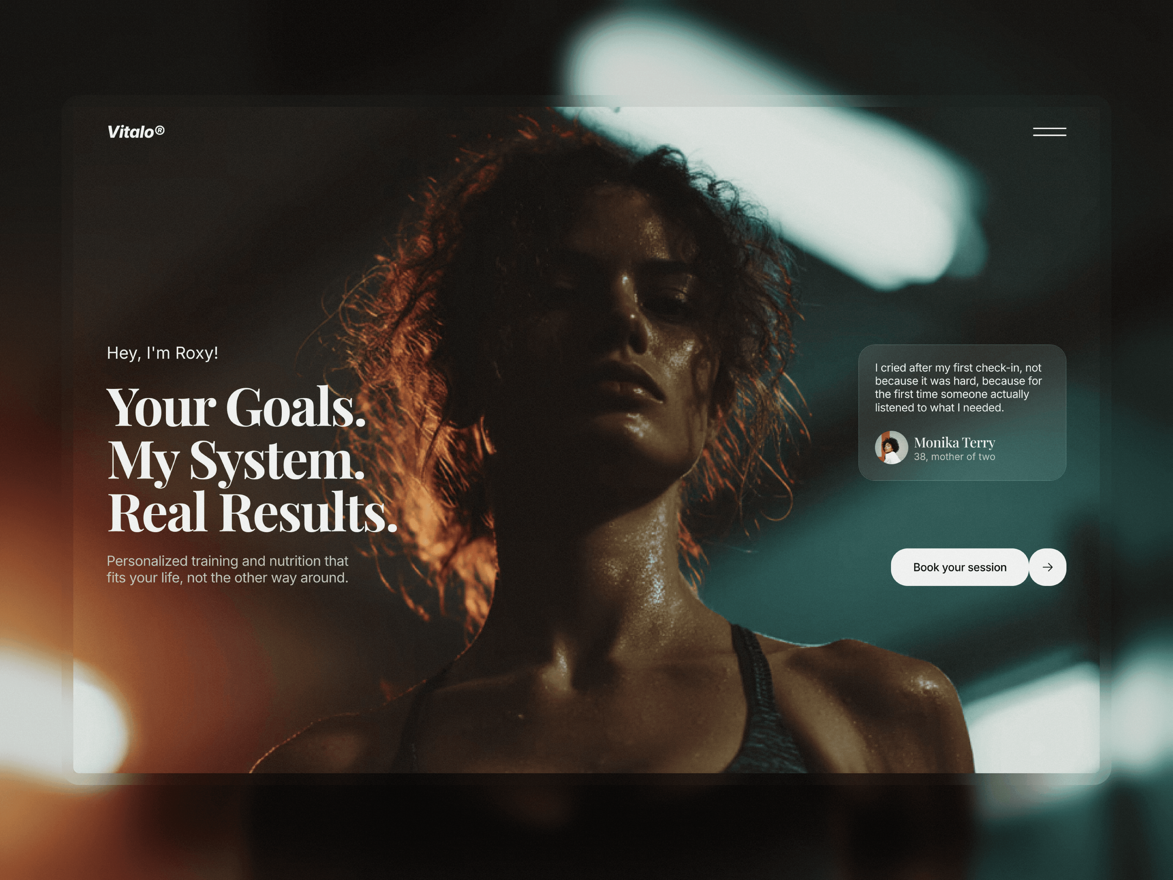 Vitalo Framer template