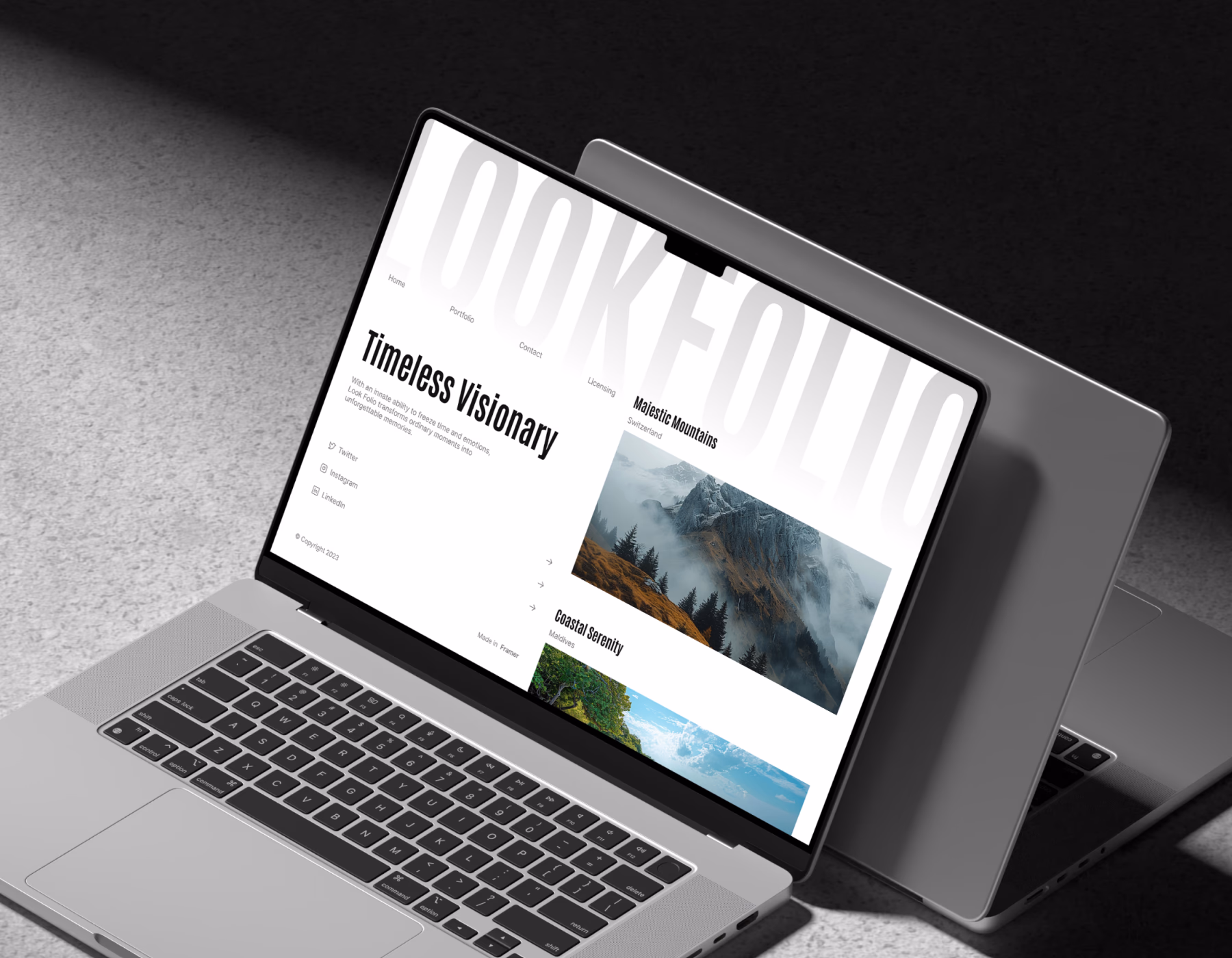 Lookfolio Screen